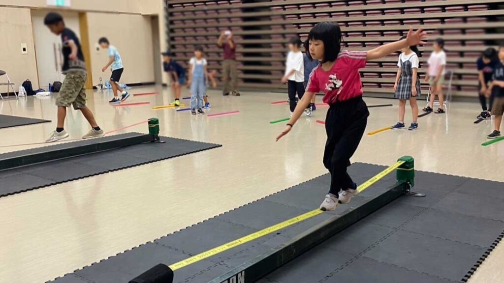 長崎　夏休みスラックライン教室