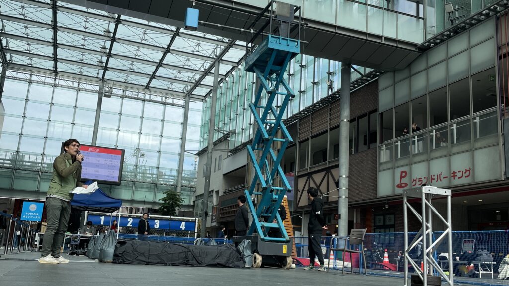 とやまオリンピックス　ショットガンタッチ