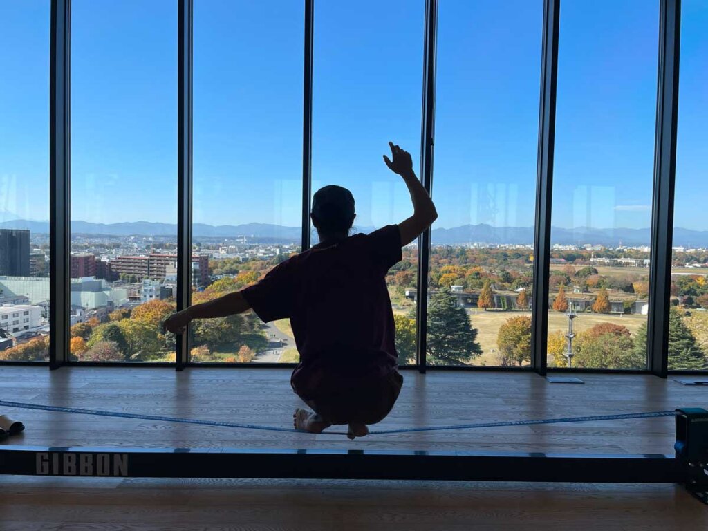 ソラノスパ ジム スラックライン