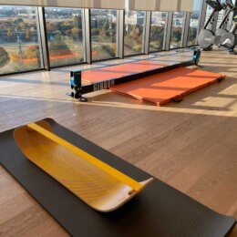 スラックライン納品　sorano spa ソラノホテル様