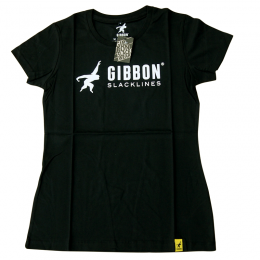 GIBBON　ロゴTシャツ　ブラック【レディース】