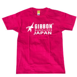 GIBBON JAPAN　ロゴTシャツ　ピンク
