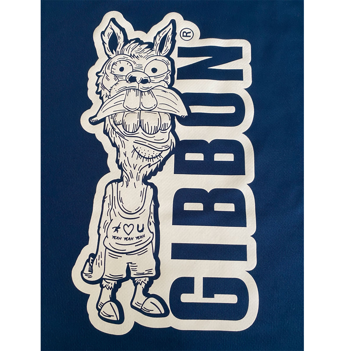 GIBBON JAPAN　ドライ素材　ラマTシャツ