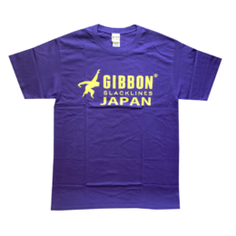 GIBBON JAPAN　ロゴTシャツ　パープル