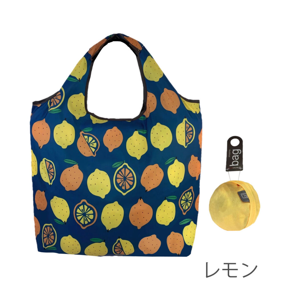 丸まるエコバッグ レモン