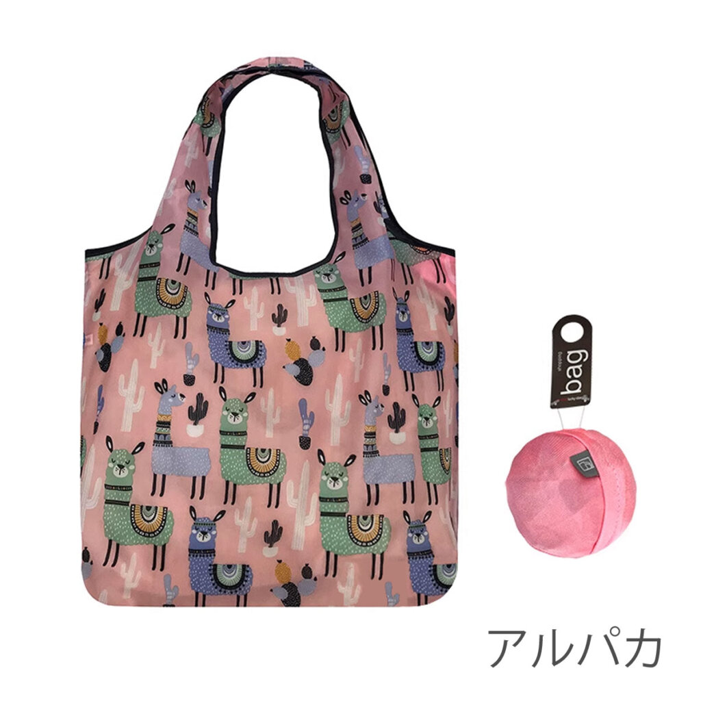 丸まるエコバッグ アルパカ